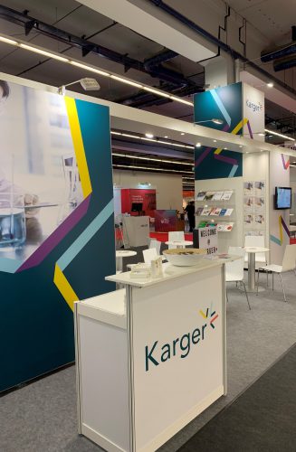 frankfurt book fair 2019 with karger publishers stand