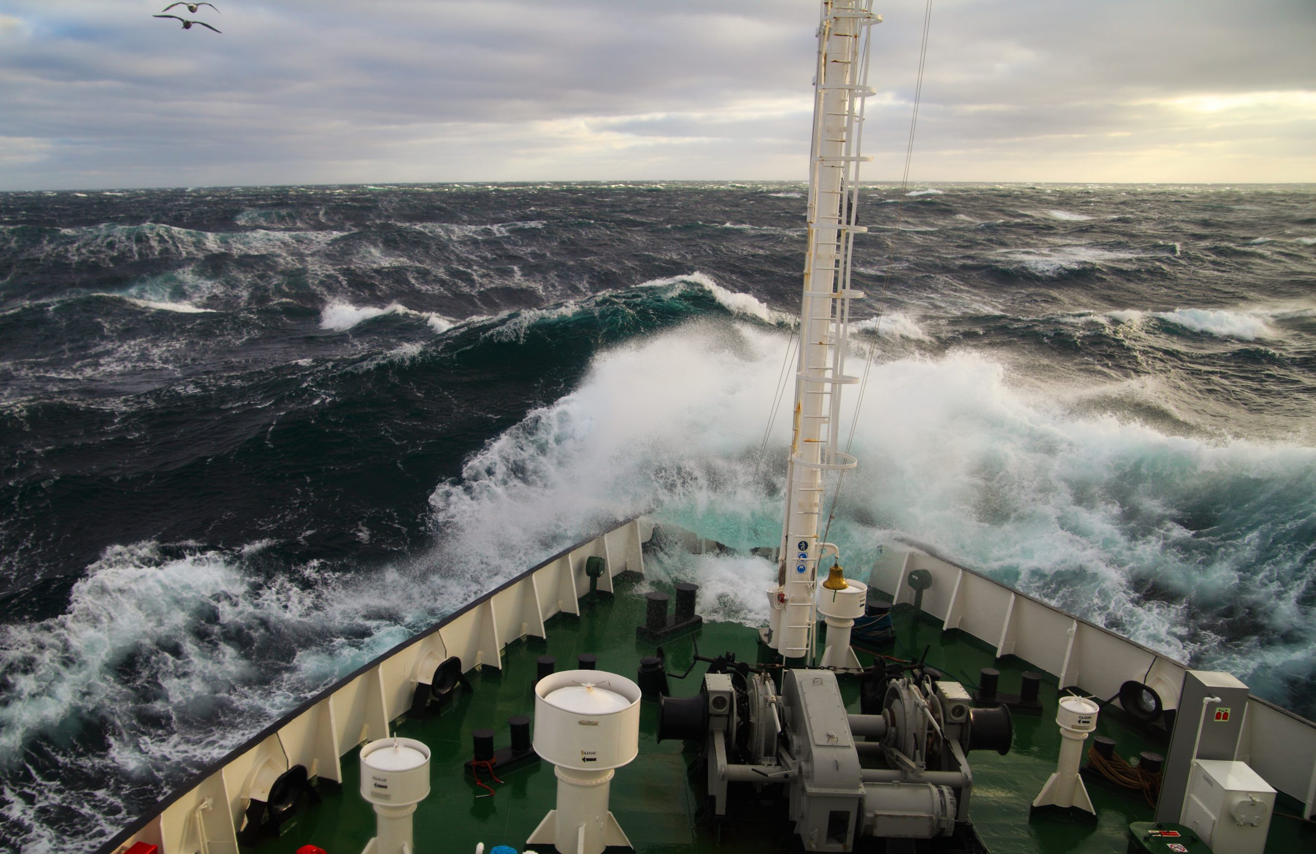 navigating a stormy sea